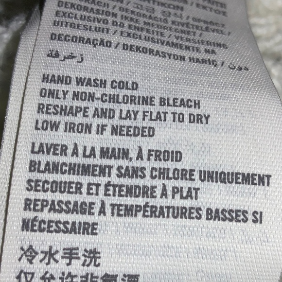 Hollister off white cotton blend openwork crochet knit sweater Sz S oversized - Picture 4 of 5